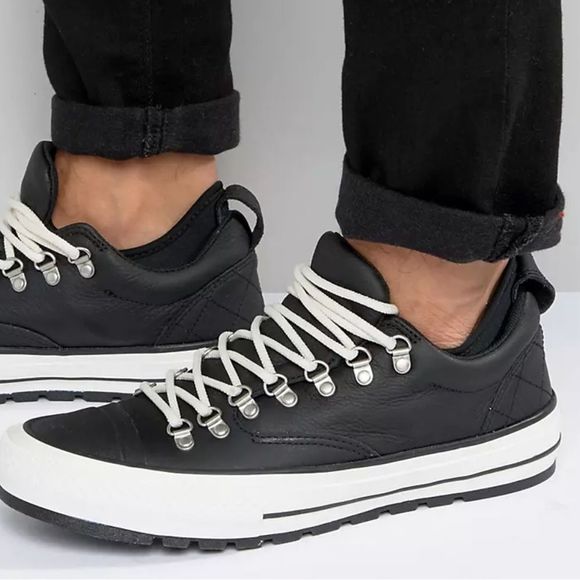 Converse Other - Converse Chuck Taylor All Star Oxford Descent Black Leather Size 10
